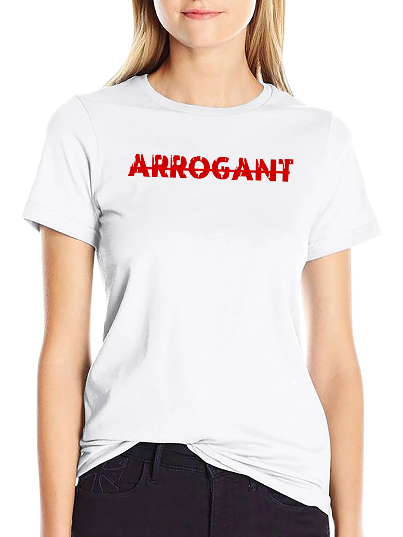 Arrogant Graphic T-Shirt - Bold Statement Tee