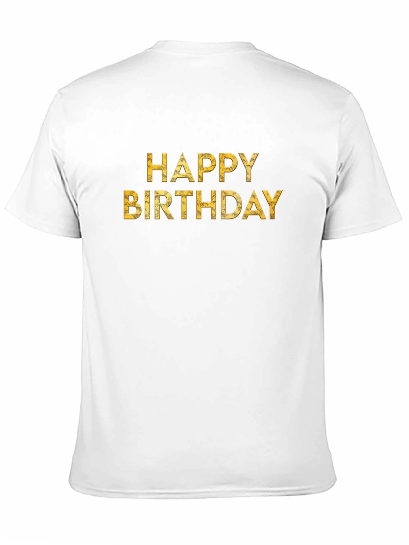 Happy Birthday Graphic Print T-Shirt