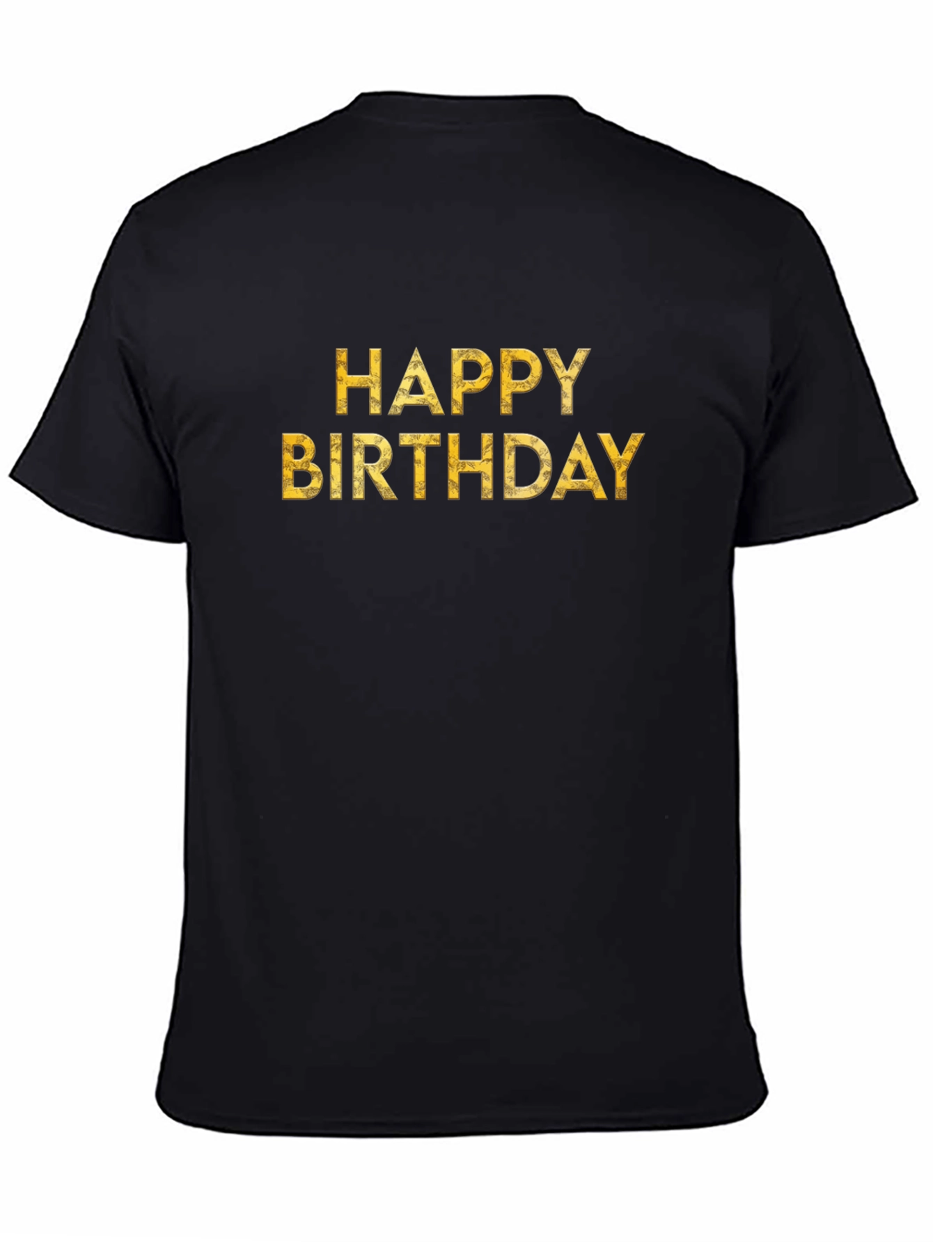 Happy Birthday Graphic Print T-Shirt