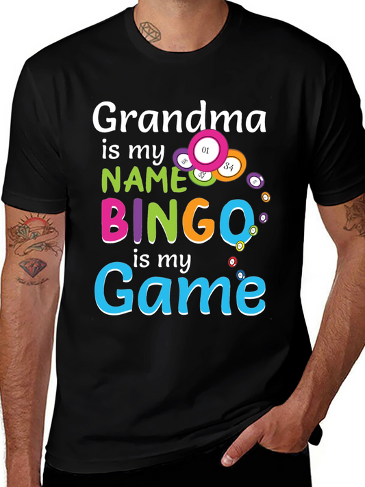 Grandma is My Name Bingo is My Game T-Shirt