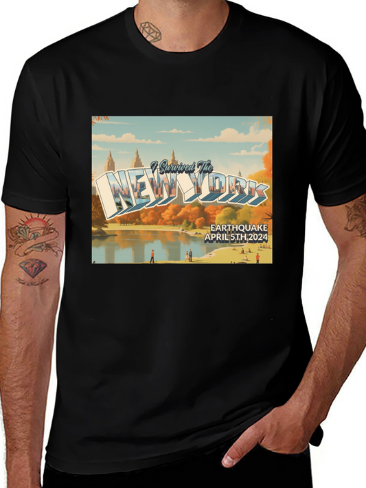 I Survived The New York Earthquake April 5th 2024 T-Shirt