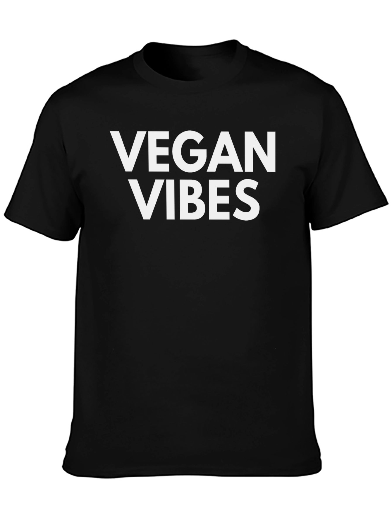 Vegan Vibes Black T-Shirt