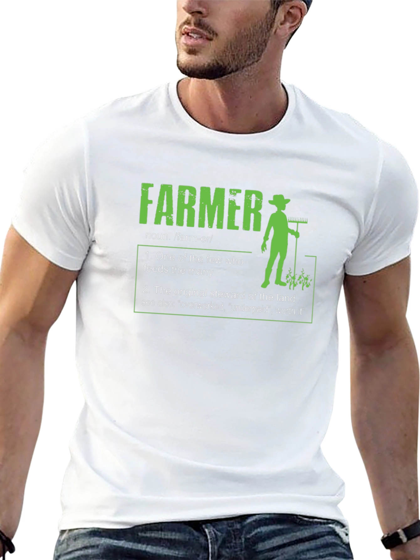 Farmer Definition T-Shirt - Agricultural Gift