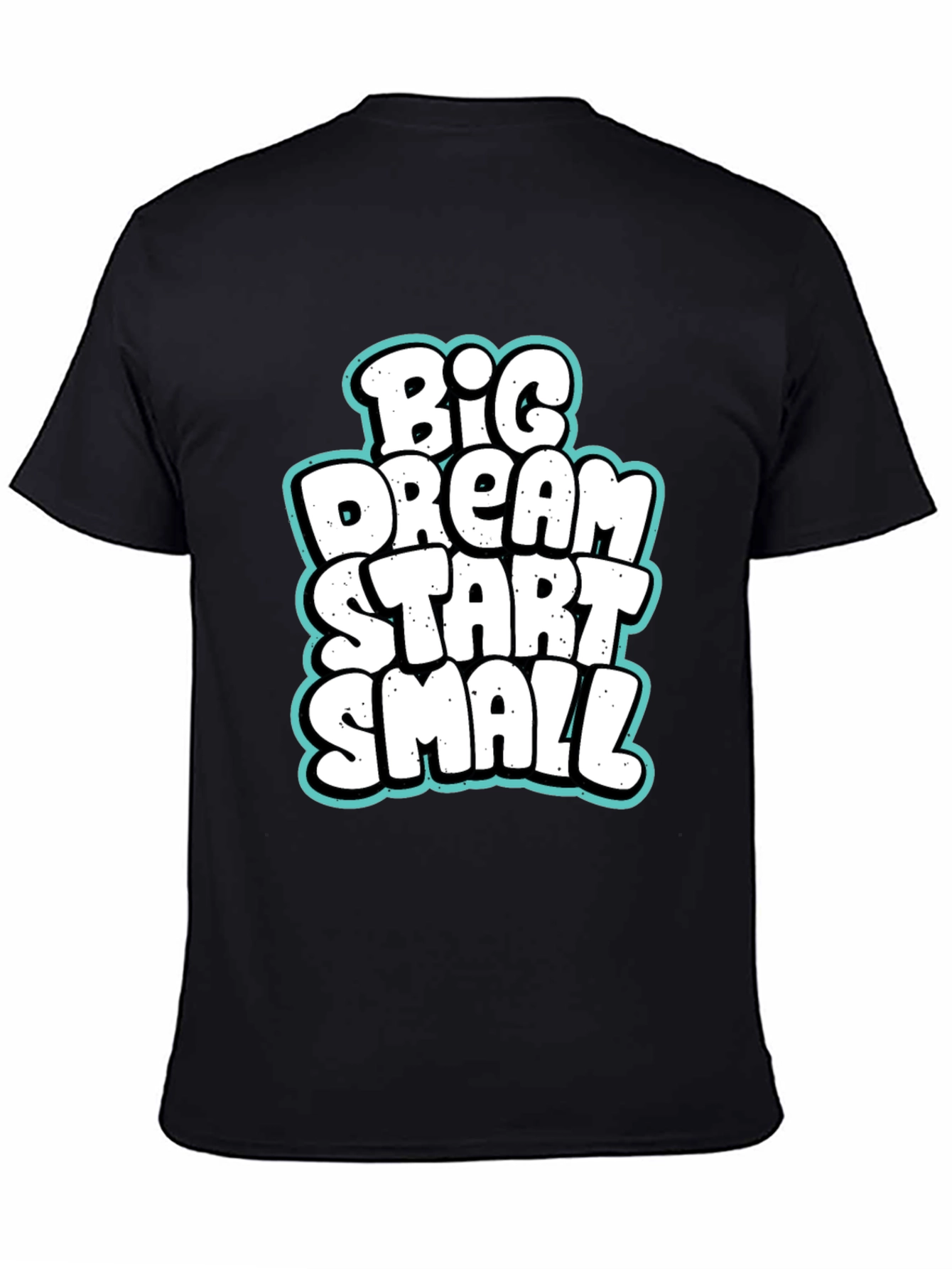Big Dream Start Small Graphic Tee - Black