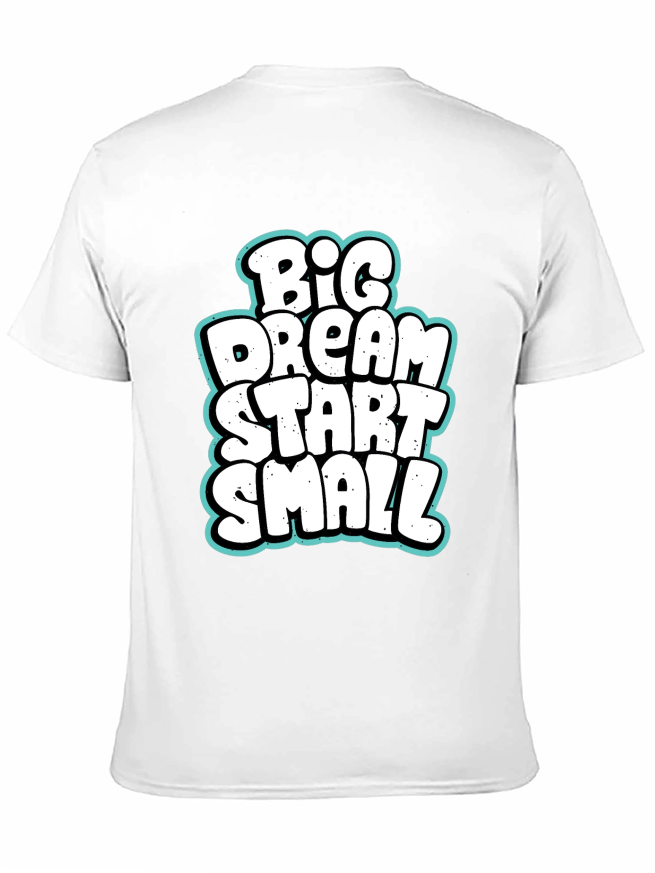 Big Dream Start Small Graphic Tee - Black