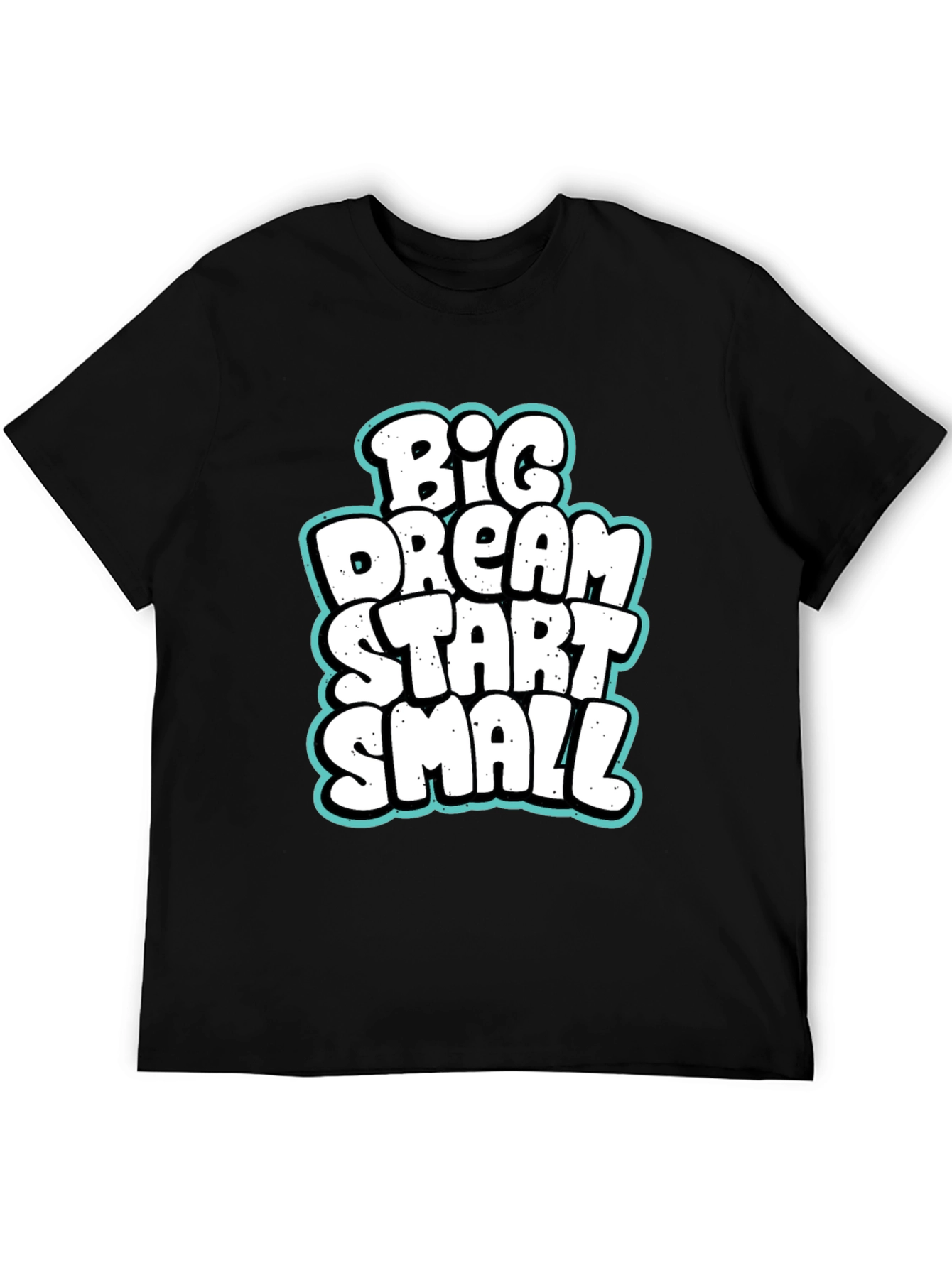 Big Dream Start Small Graphic Tee - Black