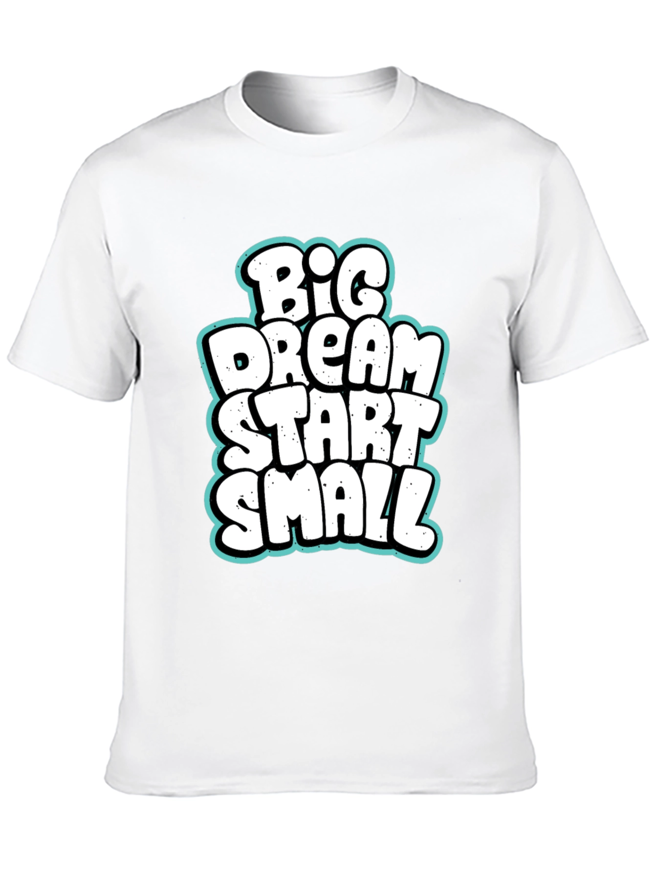 Big Dream Start Small Graphic Tee - Black