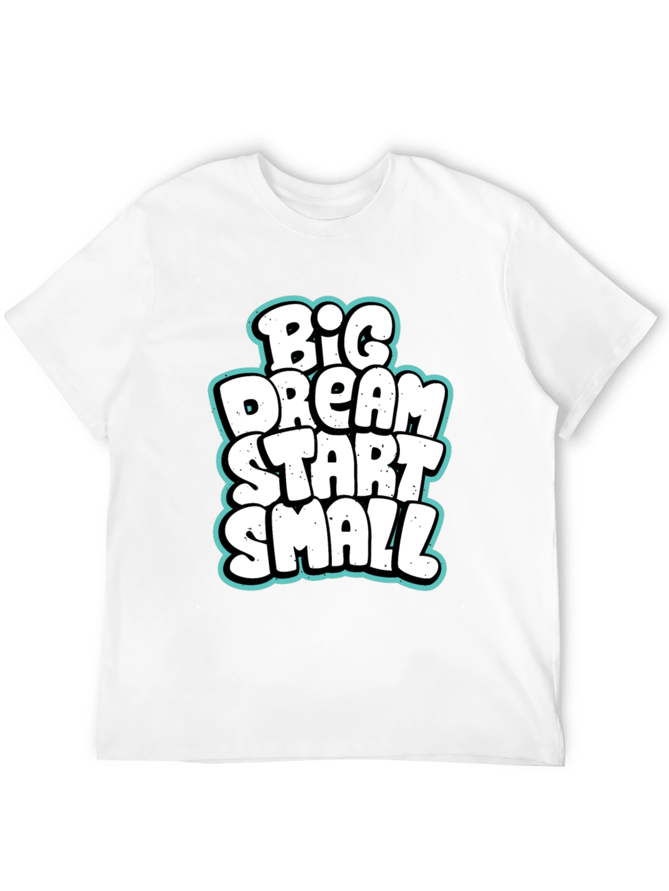 Big Dream Start Small Graphic Tee - Black