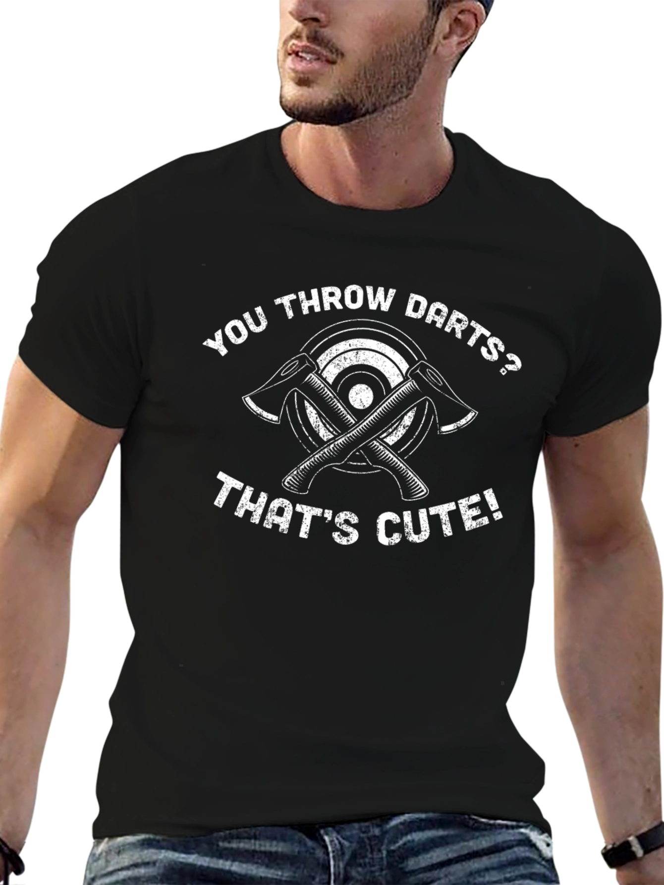Funny Axe Throwing T-Shirt - Thats Cute!