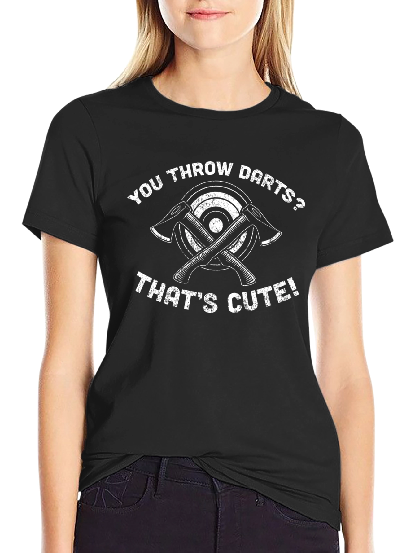 Funny Axe Throwing T-Shirt - Thats Cute!