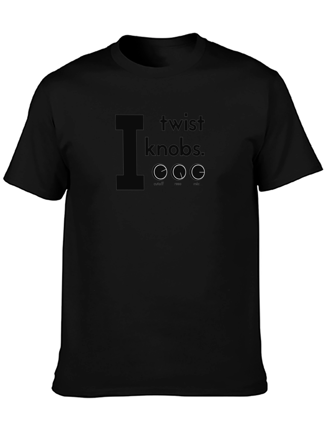 I Twist Knobs Graphic Tee - Musician/Producer Shirt