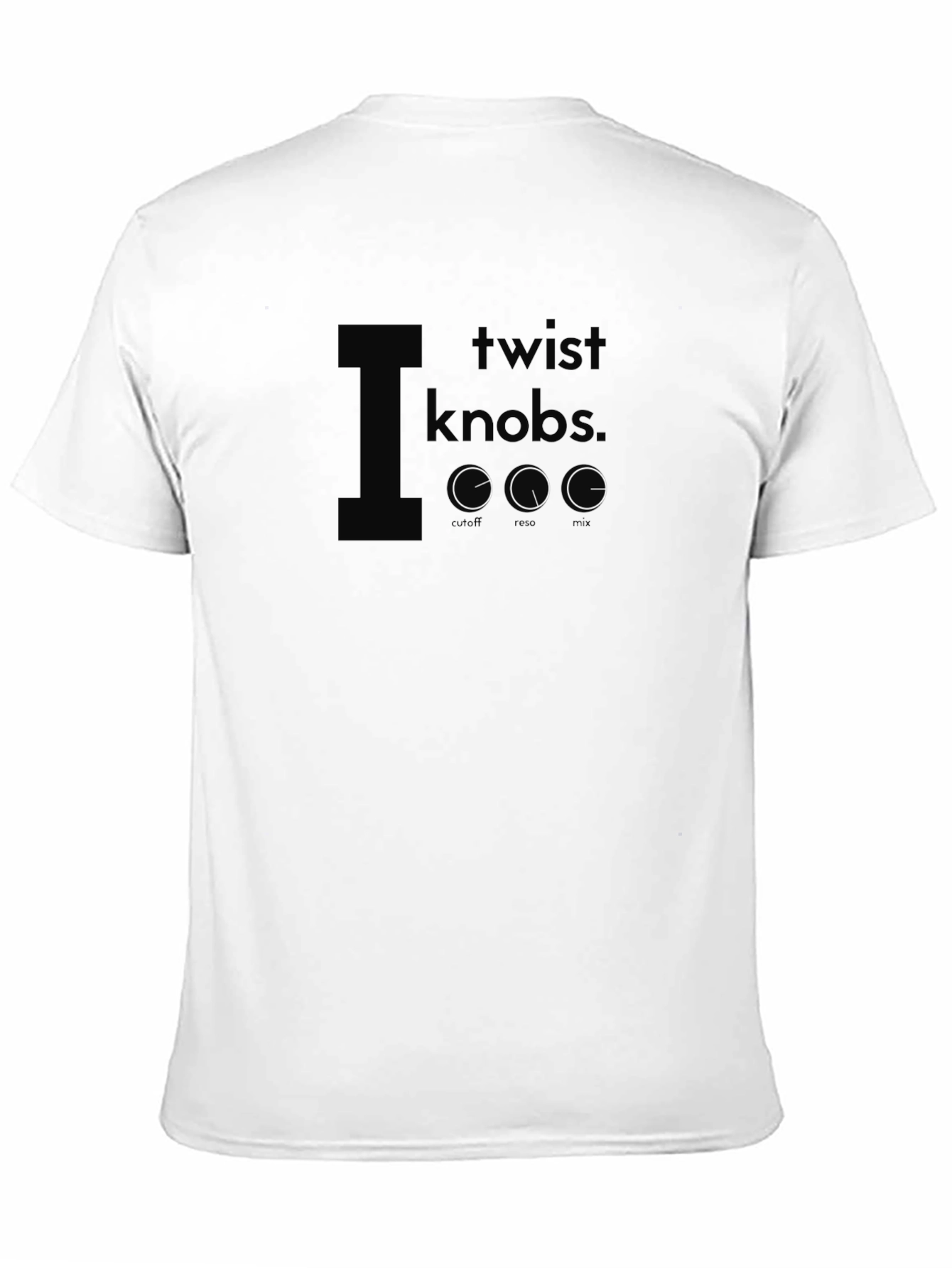 I Twist Knobs Graphic Tee - Musician/Producer Shirt