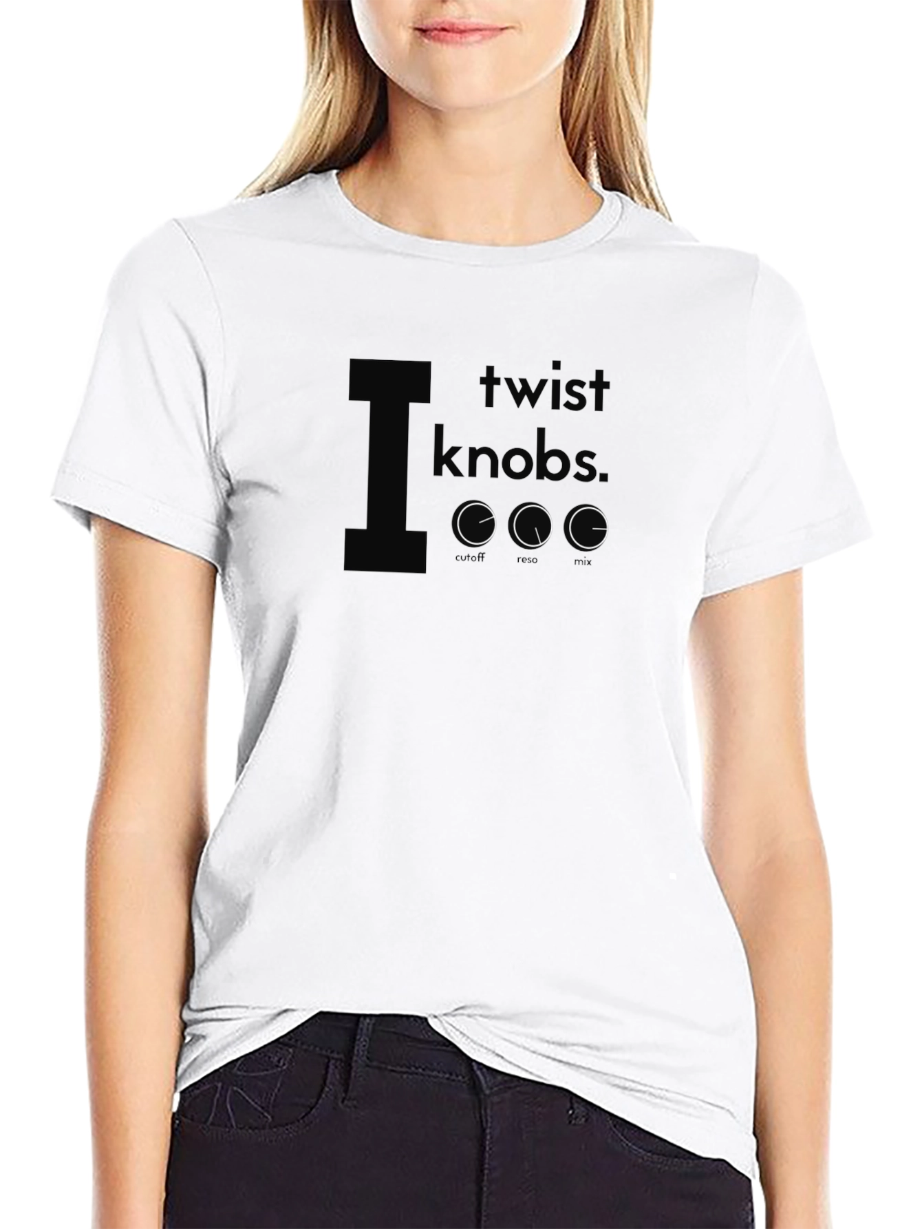 I Twist Knobs Graphic Tee - Musician/Producer Shirt