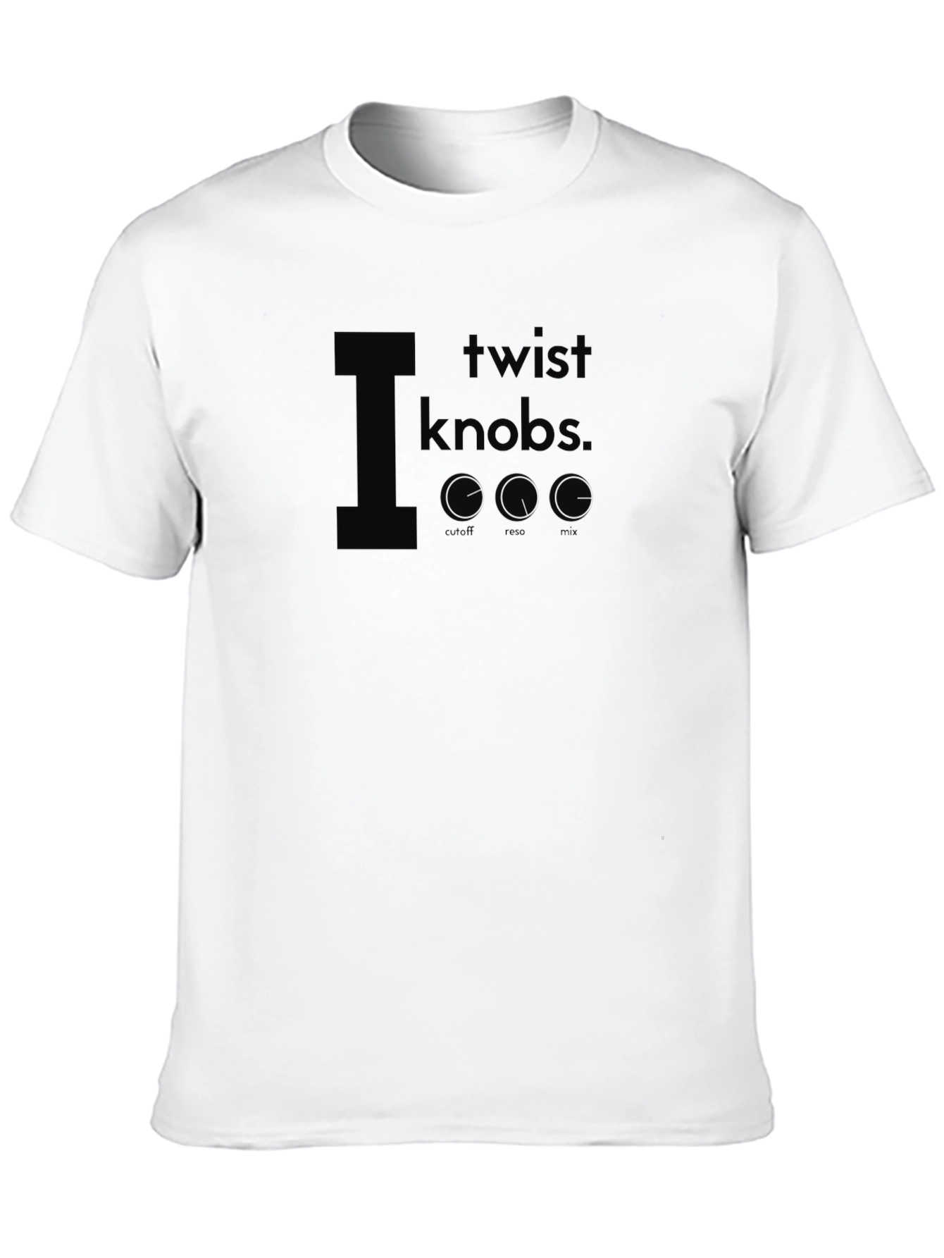 I Twist Knobs Graphic Tee - Musician/Producer Shirt