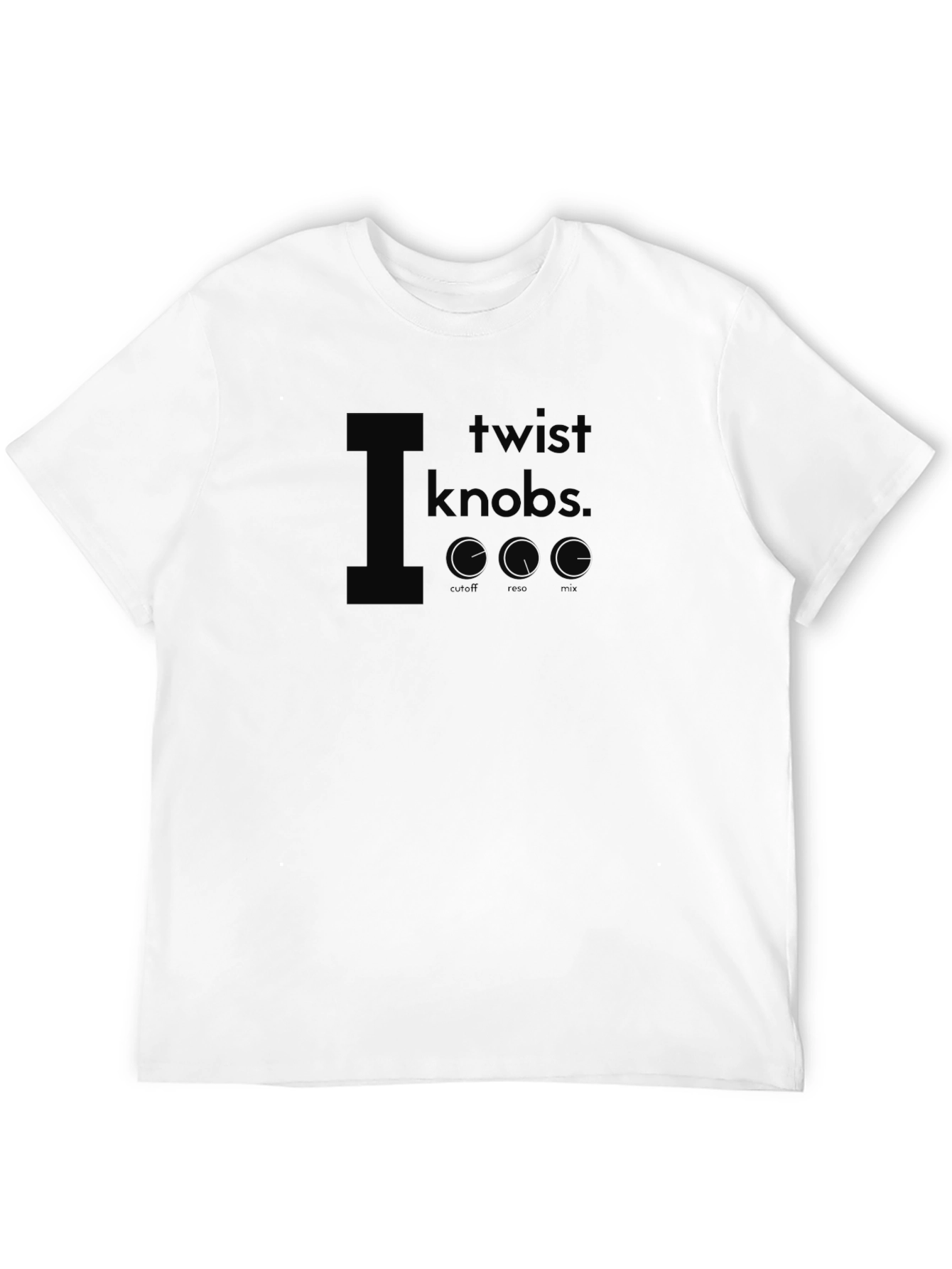 I Twist Knobs Graphic Tee - Musician/Producer Shirt