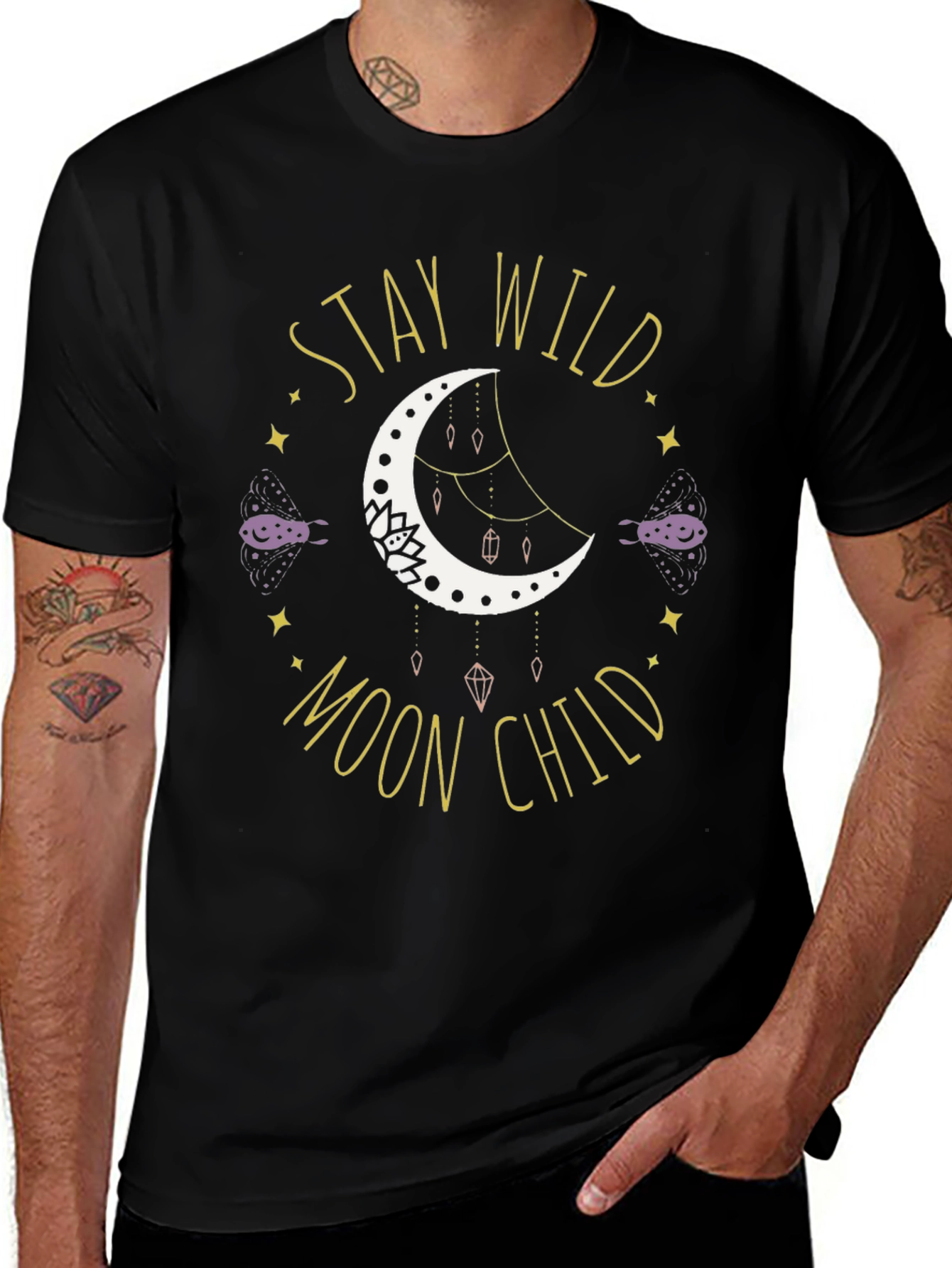 Stay Wild Moon Child Graphic Tee - Unisex