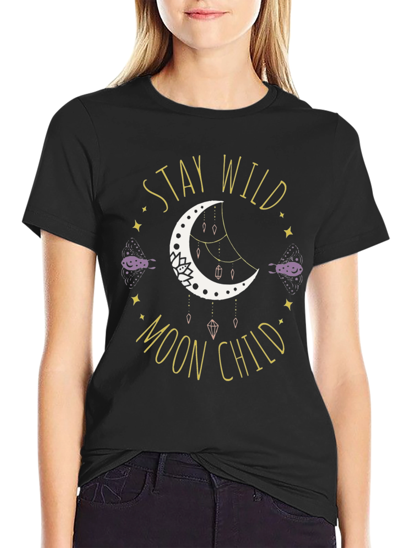 Stay Wild Moon Child Graphic Tee - Unisex