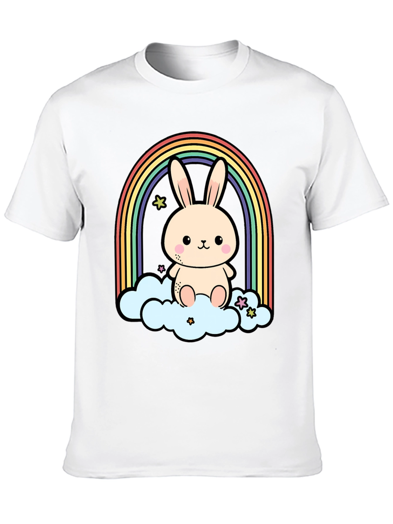 Cute Bunny Rainbow T-Shirt