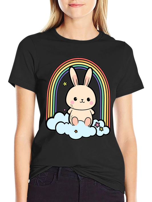 Cute Bunny Rainbow T-Shirt
