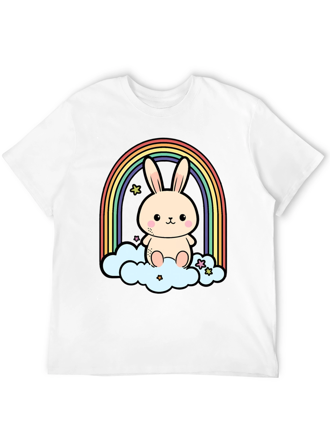 Cute Bunny Rainbow T-Shirt