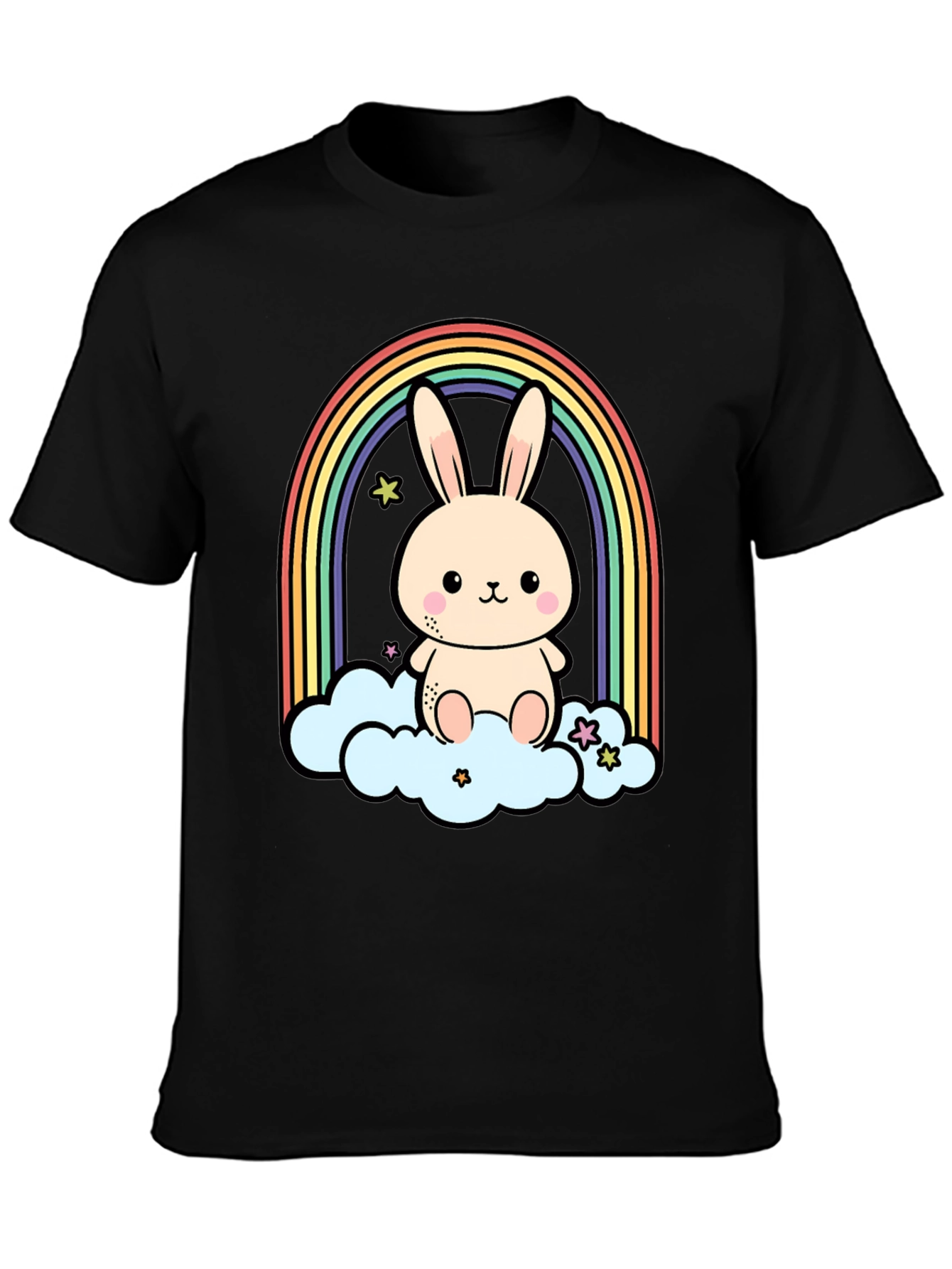 Cute Bunny Rainbow T-Shirt