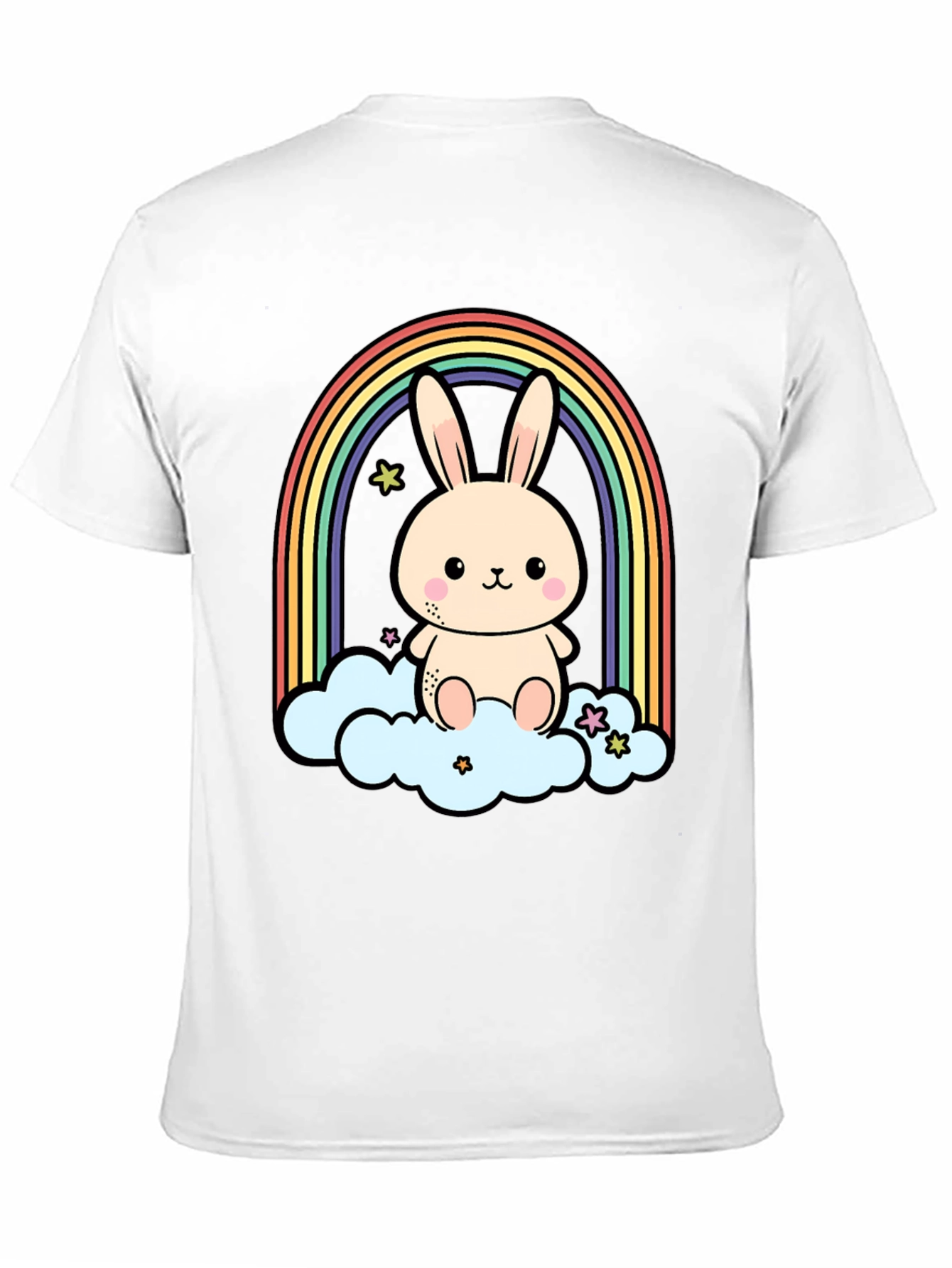 Cute Bunny Rainbow T-Shirt