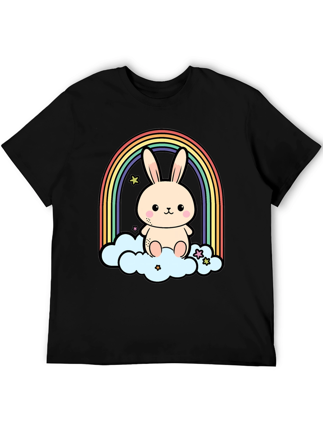 Cute Bunny Rainbow T-Shirt