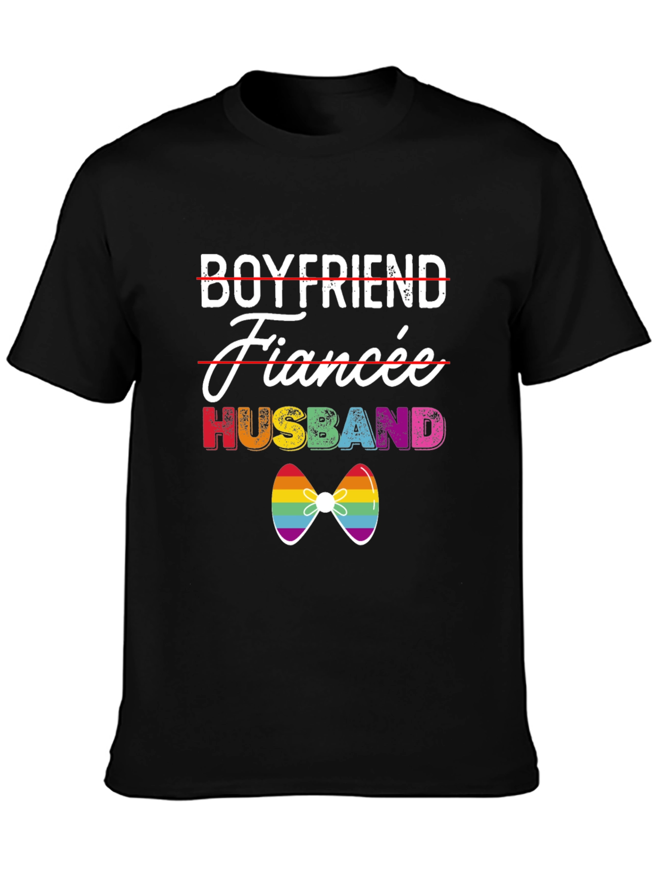 Husband Pride LGBTQ+ T-Shirt Gay Wedding Tee
