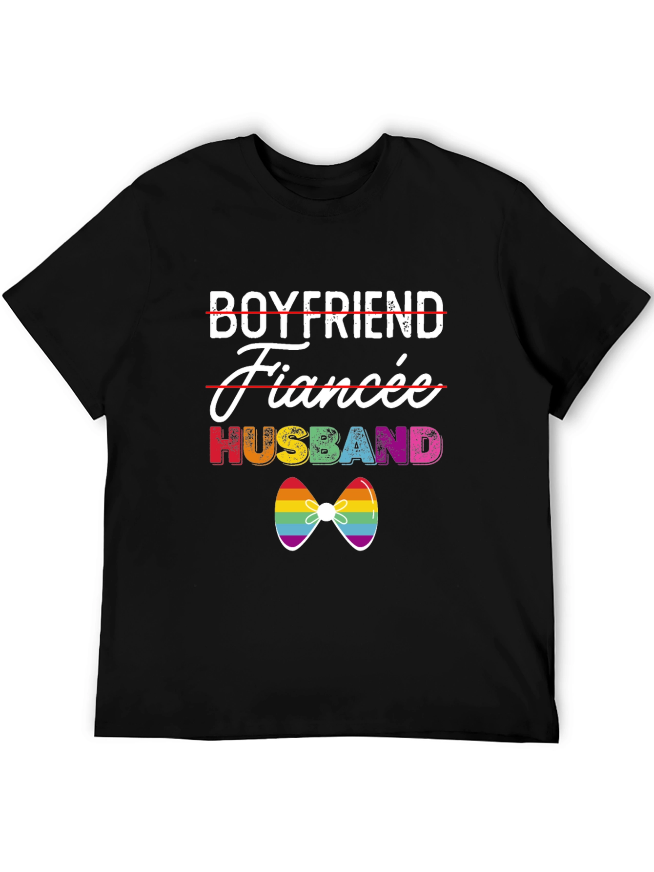 Husband Pride LGBTQ+ T-Shirt Gay Wedding Tee