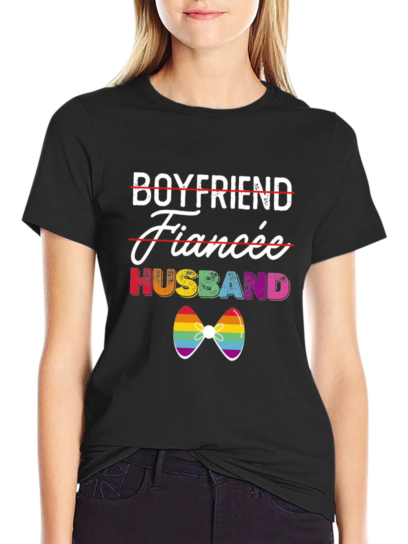 Husband Pride LGBTQ+ T-Shirt Gay Wedding Tee