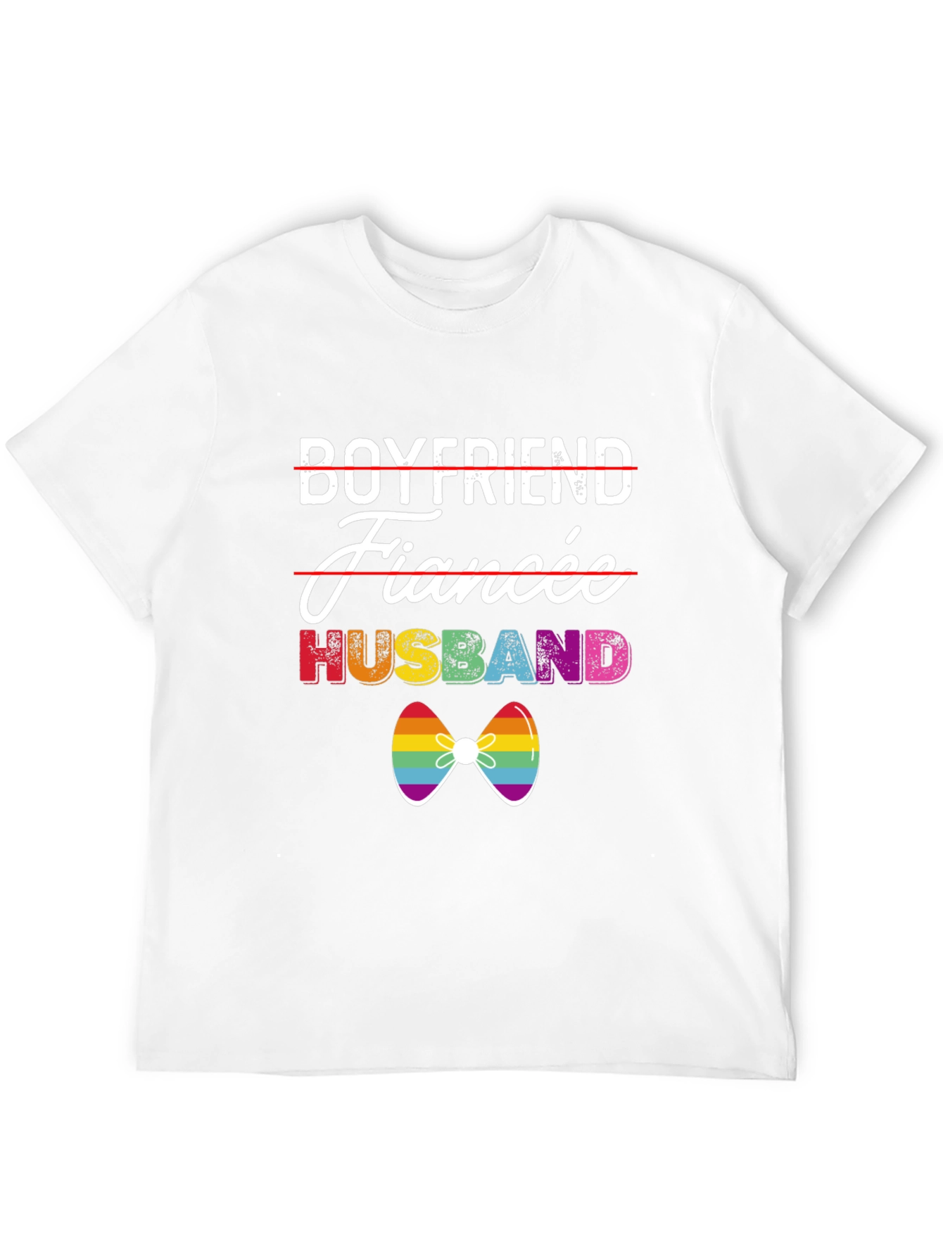 Husband Pride LGBTQ+ T-Shirt Gay Wedding Tee