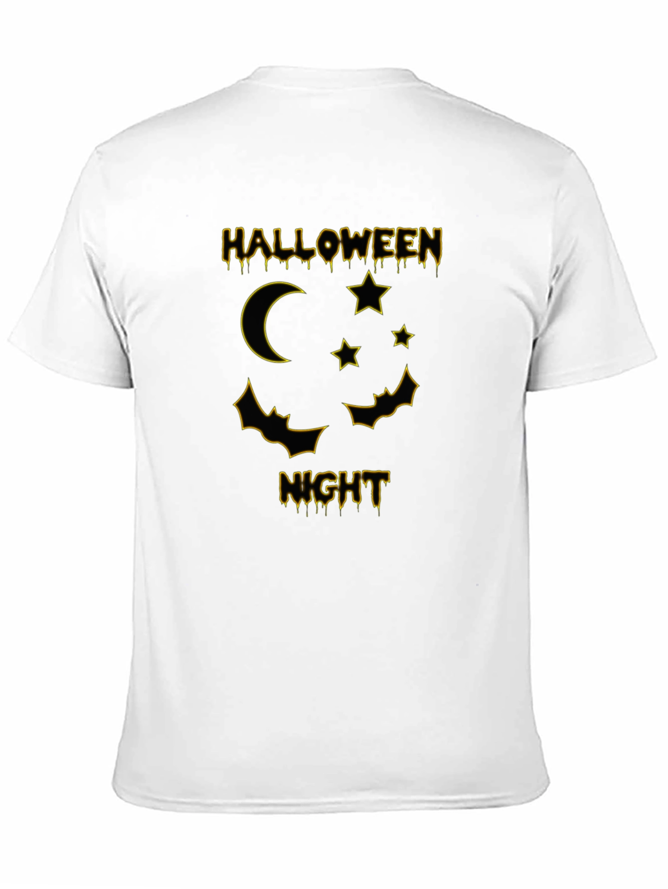 Halloween Night Graphic Tee - Black