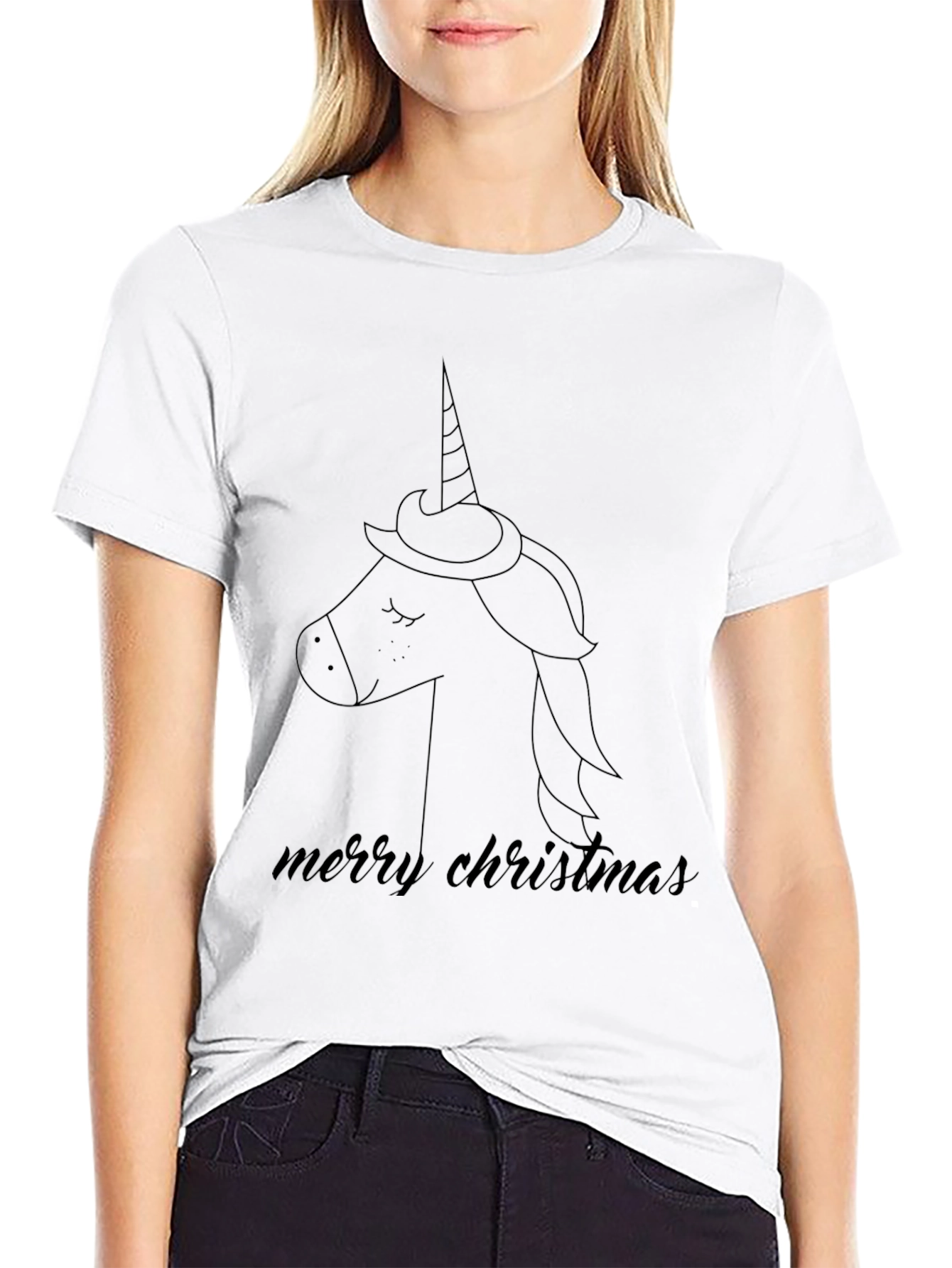 Unicorn Christmas Tee