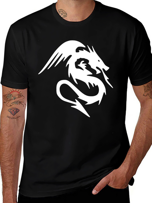 Dragon Graphic Tee - Stylish Black T-Shirt