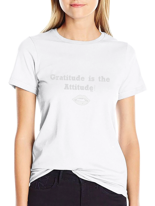 Gratitude Attitude Black Graphic Tee