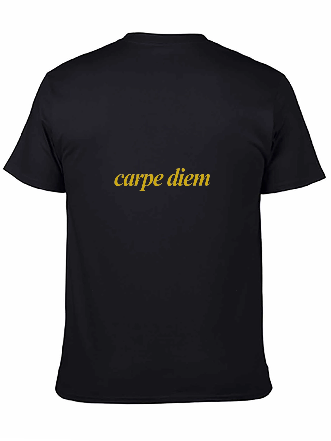 Carpe Diem Black T-Shirt - Seize the Day!