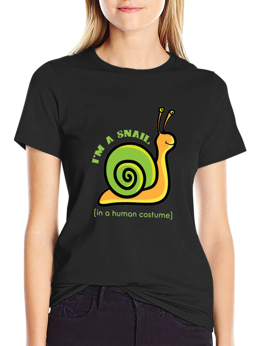 Im A Snail In A Human Costume Novelty Tee