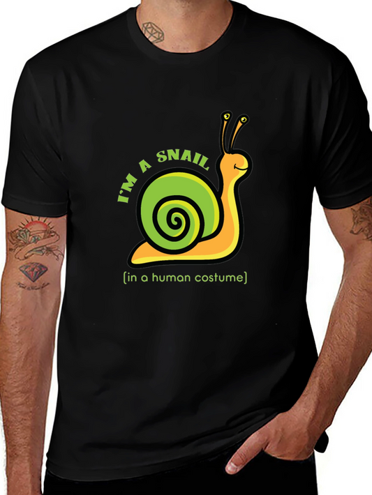 Im A Snail In A Human Costume Novelty Tee