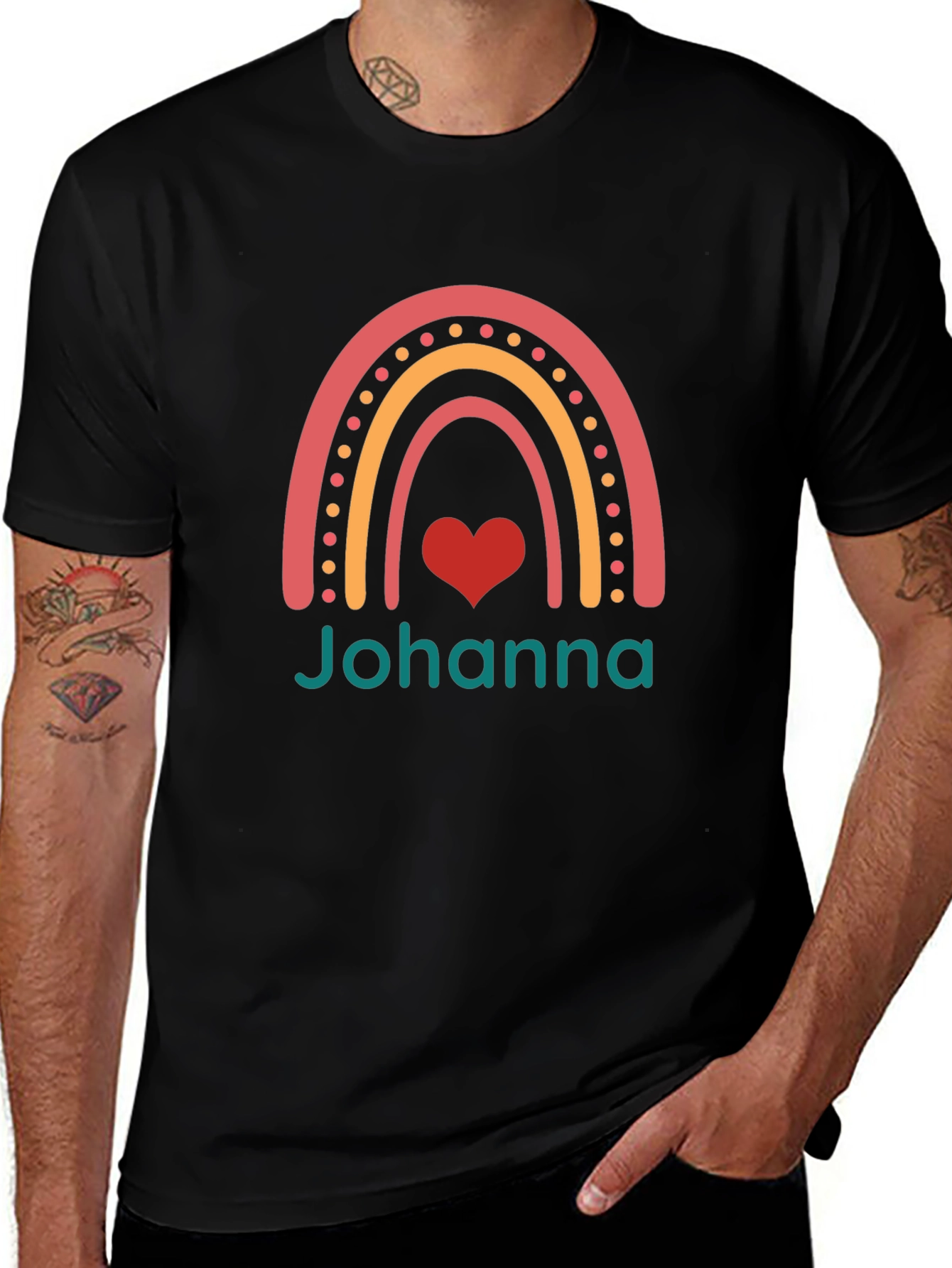 Johanna Rainbow Heart T-Shirt