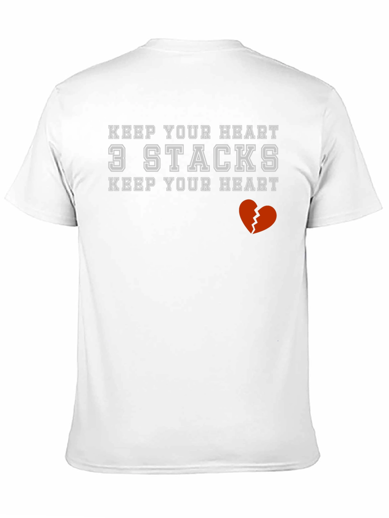 Keep Your Heart 3 Stacks Graphic T-Shirt