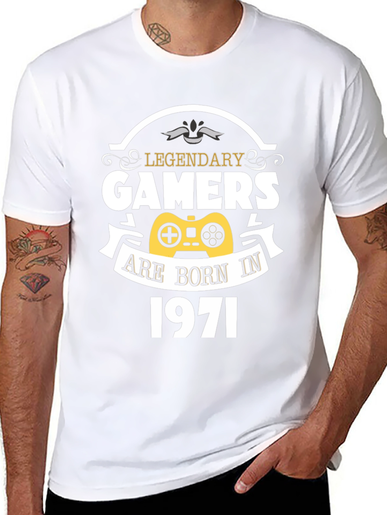 Legendary Gamers Born in 1971 Graphic T-Shirt