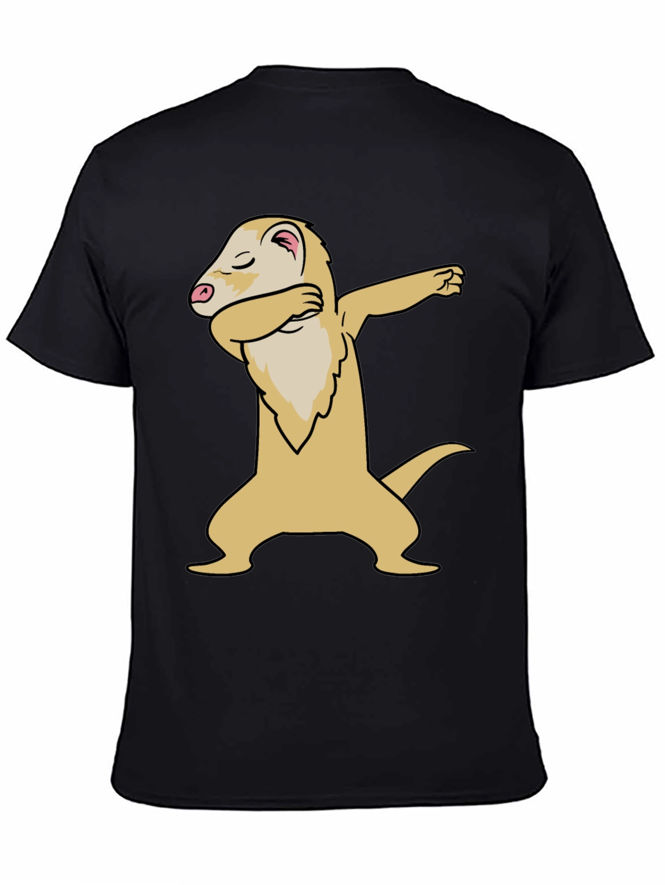 Dabbing Ferret Graphic Tee - Cool Casual Style