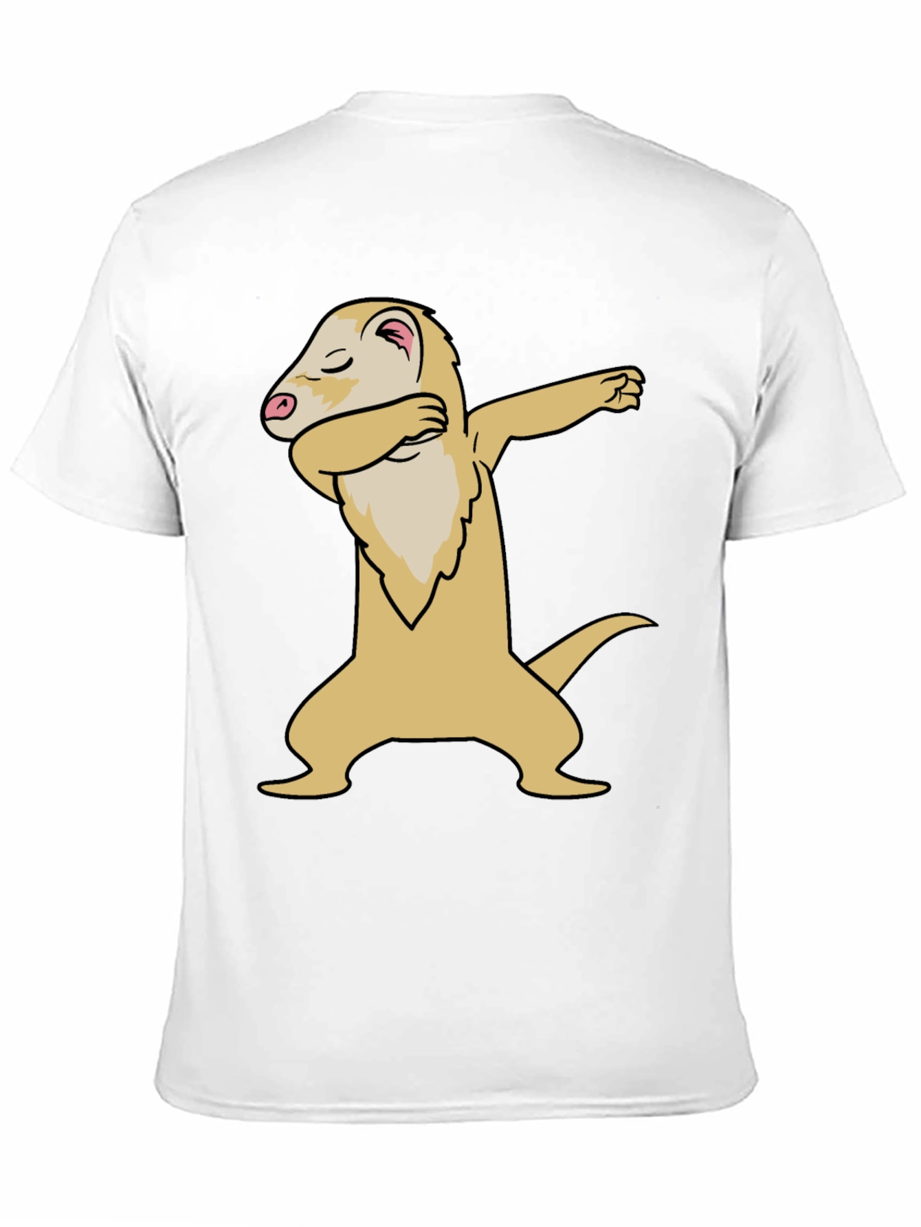 Dabbing Ferret Graphic Tee - Cool Casual Style