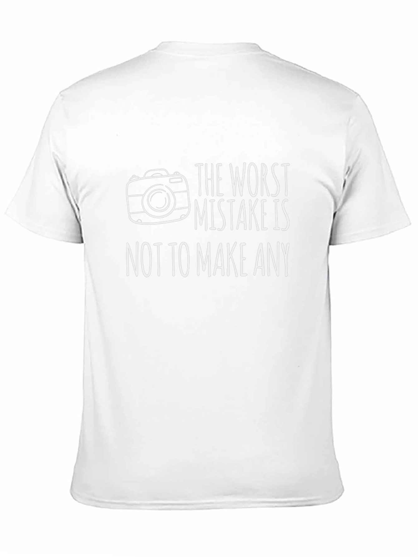 Mistake T-Shirt - Photographer Humor Tee