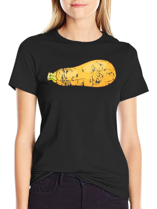 Funny Zucchini Graphic Tee - Unisex Black T-Shirt