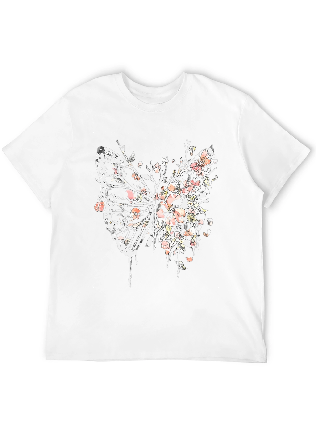 Butterfly Floral Graphic Tee