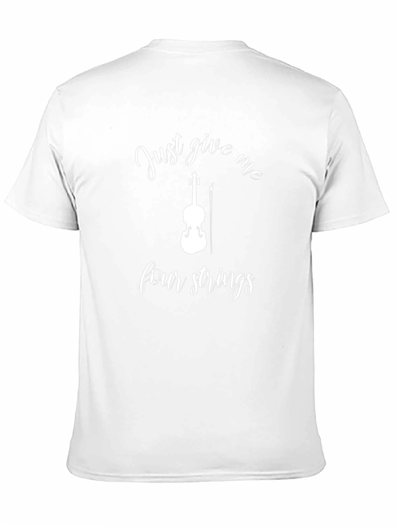 Violin Four Strings Graphic T-Shirt