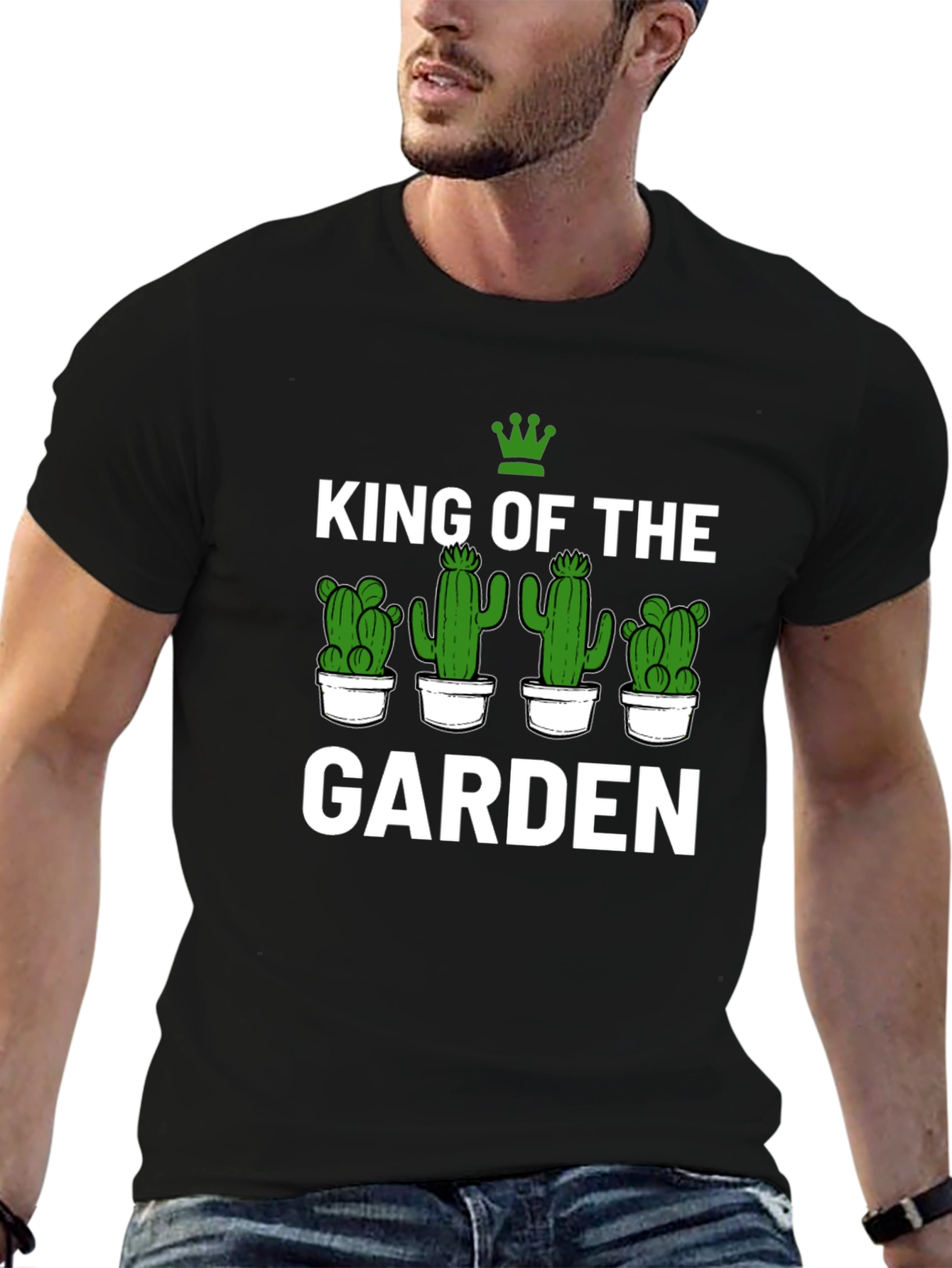 King of the Garden Cactus T-Shirt