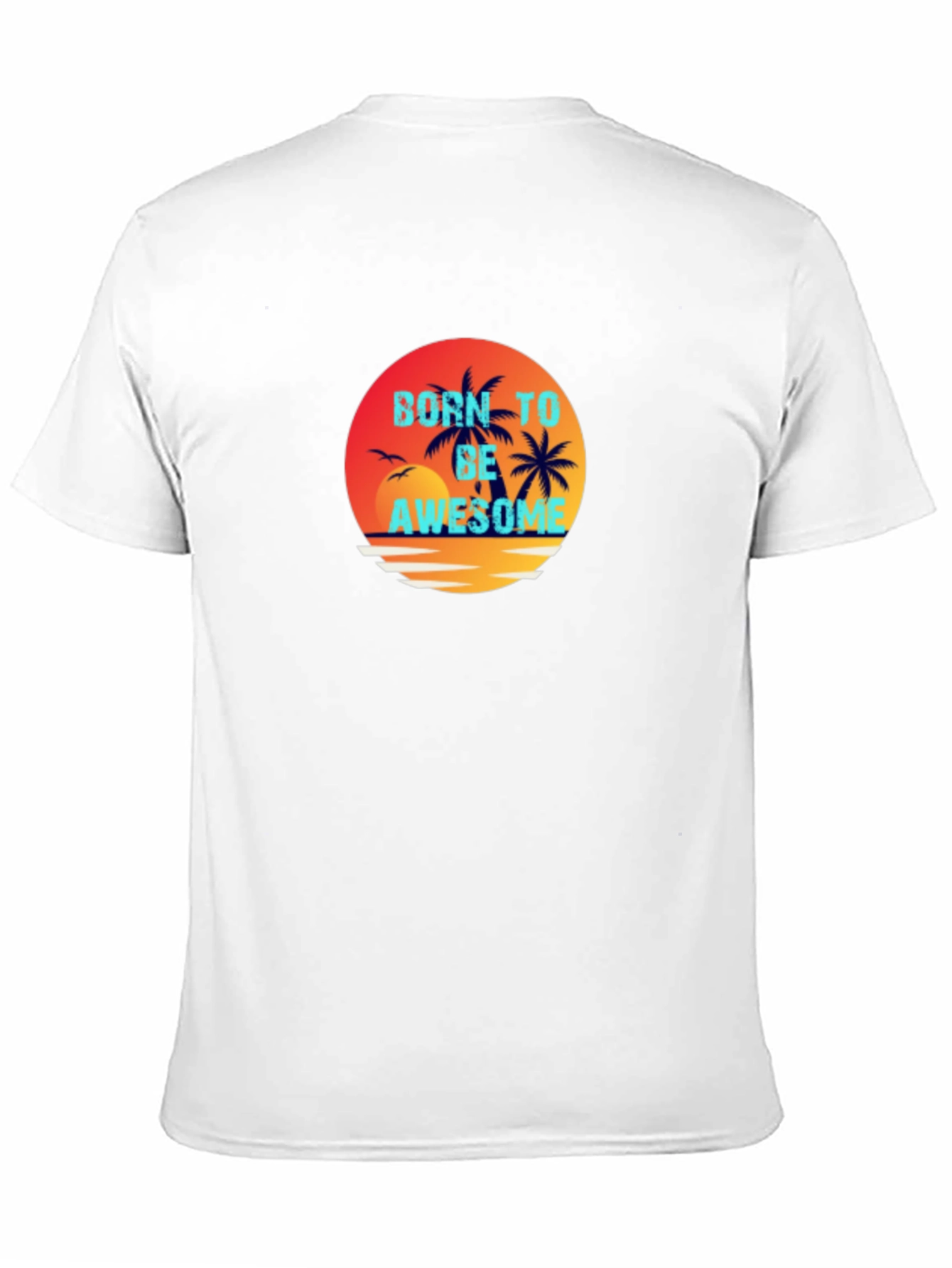 Born To Be Awesome Graphic Tee - Black