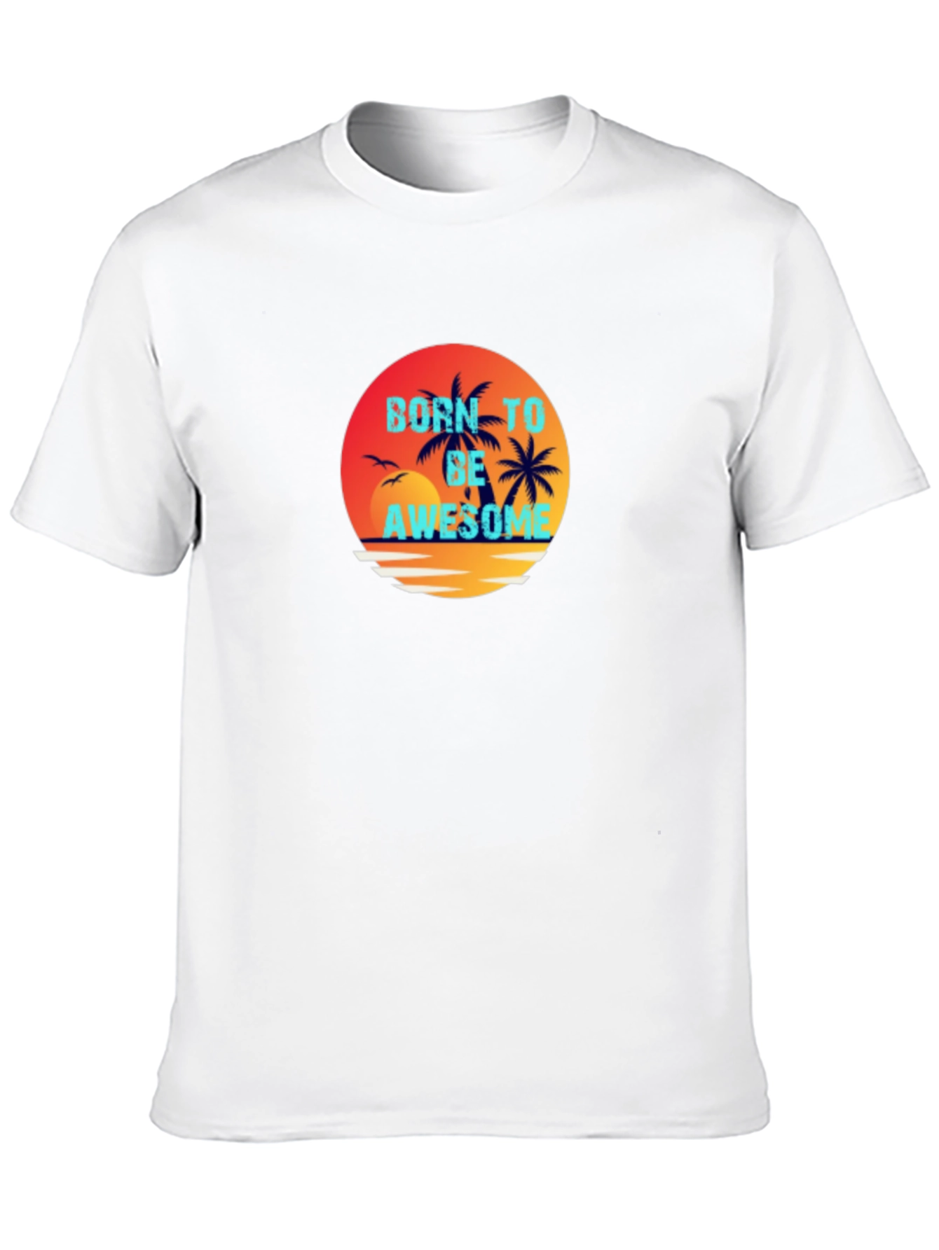 Born To Be Awesome Graphic Tee - Black